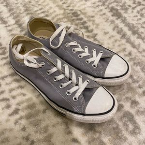 Grey unisex converse all star chuck taylor
